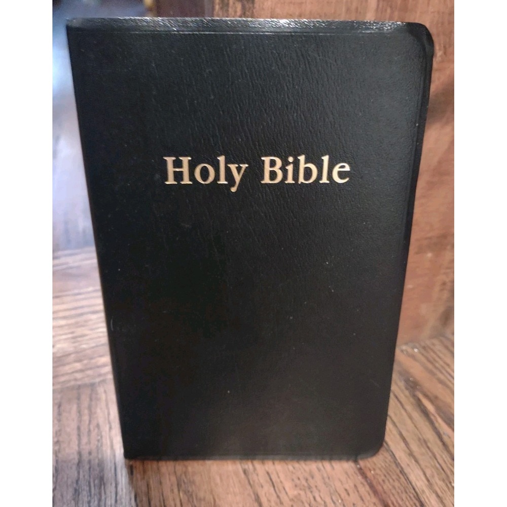 NASB Holy Bible Updated Edition Text Concordance Gold Edges Black Soft Cover